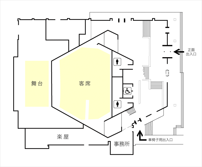 春日井市民会館座席表