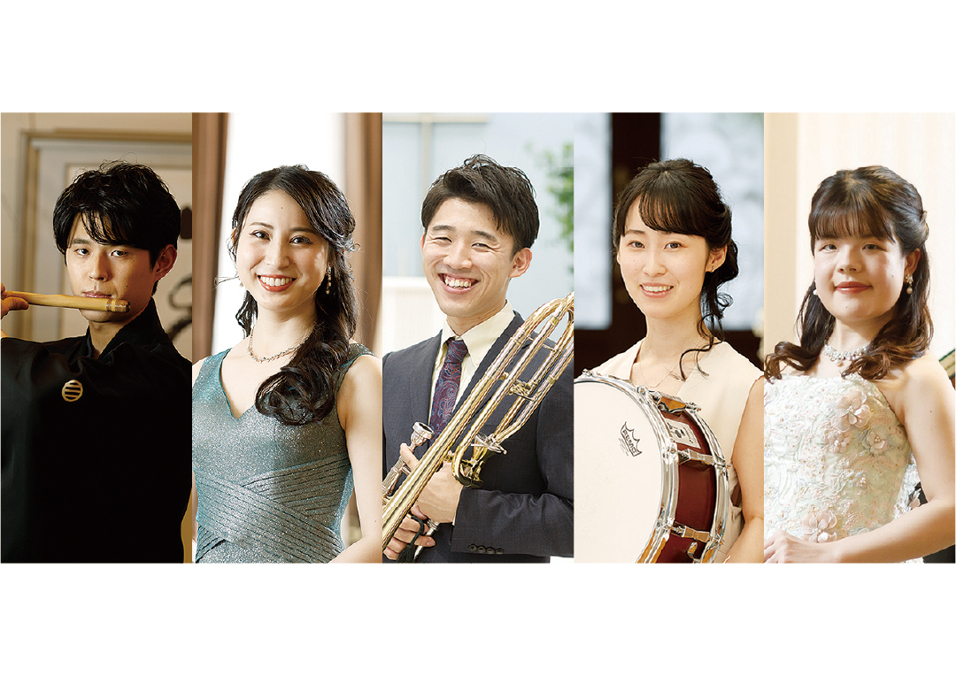 第296回　昼コン <BR>五人五色の音楽会<BR><small>土屋きなり（篠笛）、水野楓子（ソプラノ）、高橋喜仁（トロンボーン）、かとうななほ（パーカッション）、倉橋祐佳里（ピアノ）</small>