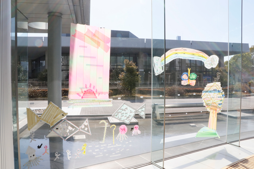 みんなの美術部Vol.36【デザイン】<BR>「マスキングテープ壁画をつくろう！」